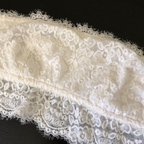 Aerie White Lace Bandeau - Picture 5 of 7